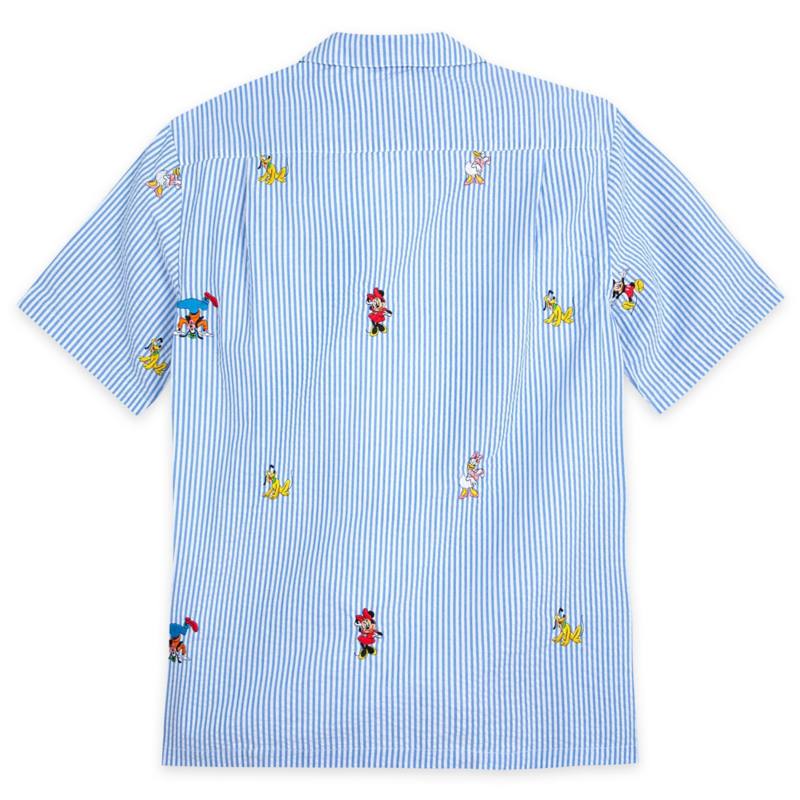 Mickey Mouse and Friends Woven Striped Shirt for Adults