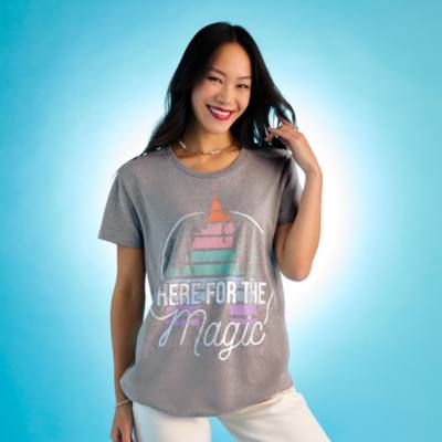 Fantasyland Castle ''Here for the Magic'' T-Shirt for Adults