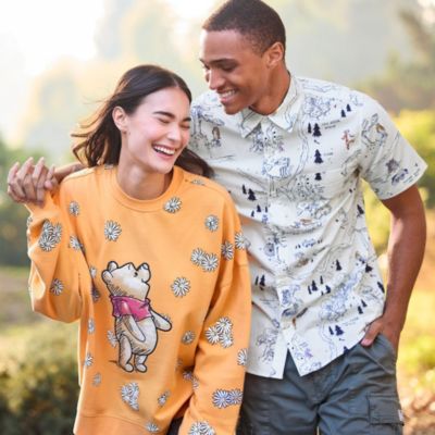 Winnie the Pooh Woven Shirt for Adults