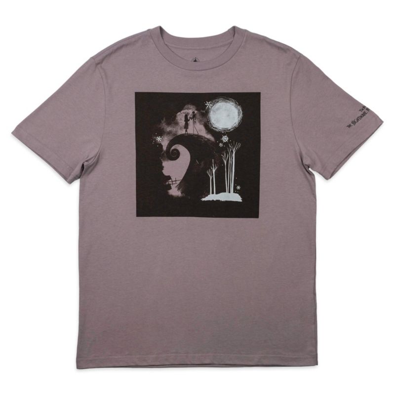 Jack Skellington and Sally ''Spiral Hill'' T-Shirt for Adults, The Nightmare Before Christmas