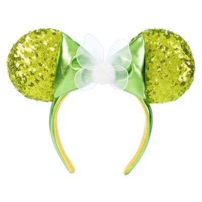 Tinker Bell Sequined Ears Headband for Adults, Peter Pan