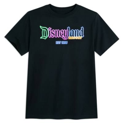 Disneyland Glow-in-the-Dark Neon Logo T-Shirt for Adults