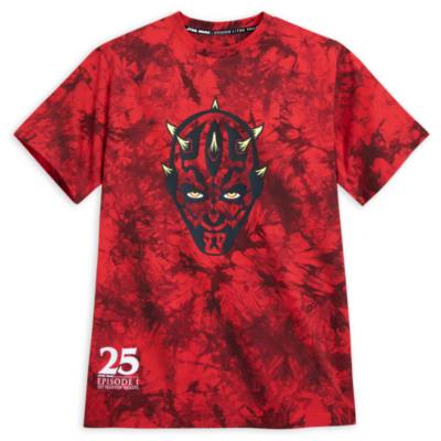 Darth Maul Tie-Dye T-Shirt for Adults, Star Wars: Episode 1, The Phantom Menace 25th Anniversary