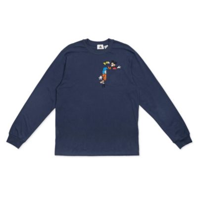Mickey Mouse and Goofy Long Sleeve Top for Adults, Disneyland