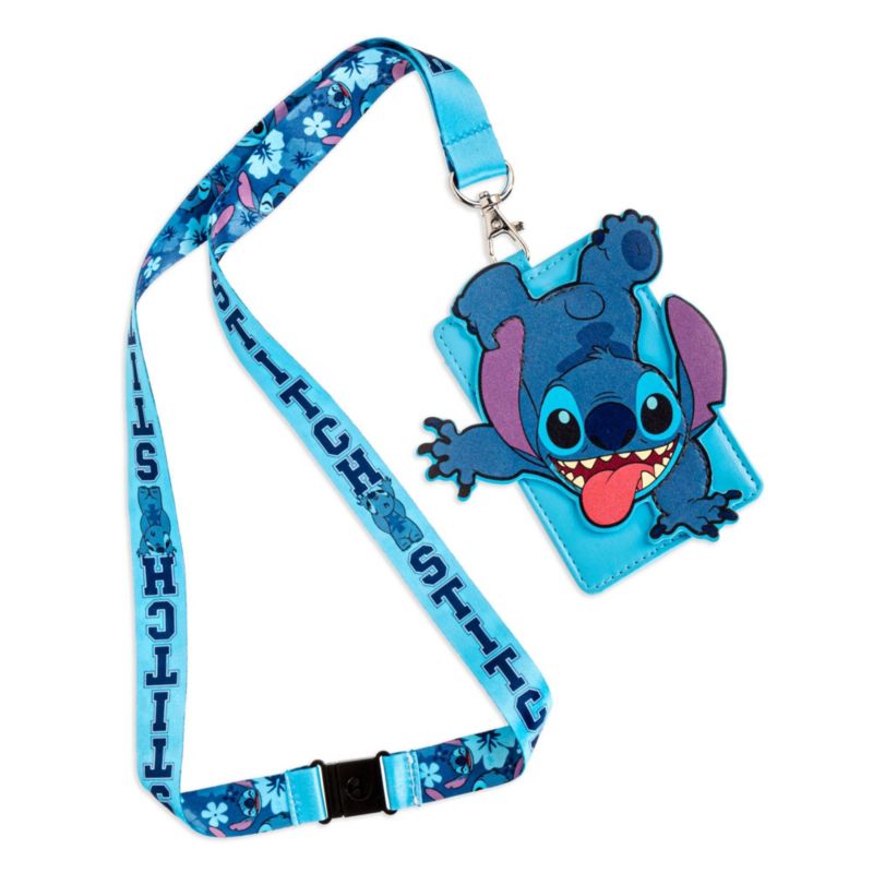 Stitch Lanyard and Card Holder, Lilo & Stitch