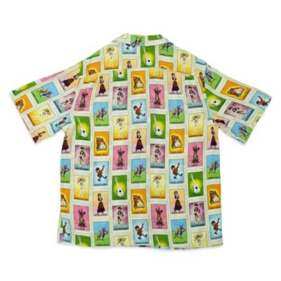 Coco Woven Button Down Shirt for Adults