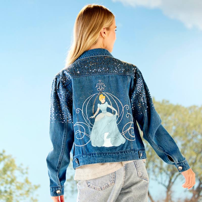 Cinderella 75th Anniversary Denim Jacket for Adults