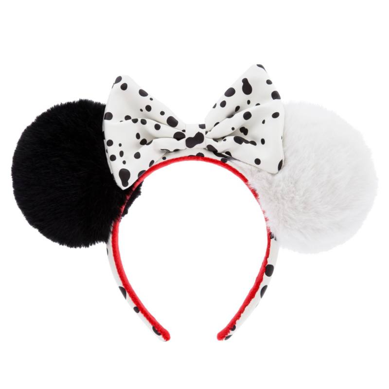 Cruella De Vil Ears Headband for Adults, 101 Dalmatians