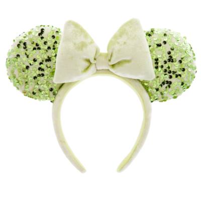 Minnie Mouse Sequined Ears Headband for Adults, Tinker Bell Green