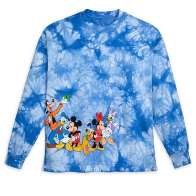 Mickey Mouse and Friends Tie-Dye Disney Celebration Crew for Adults