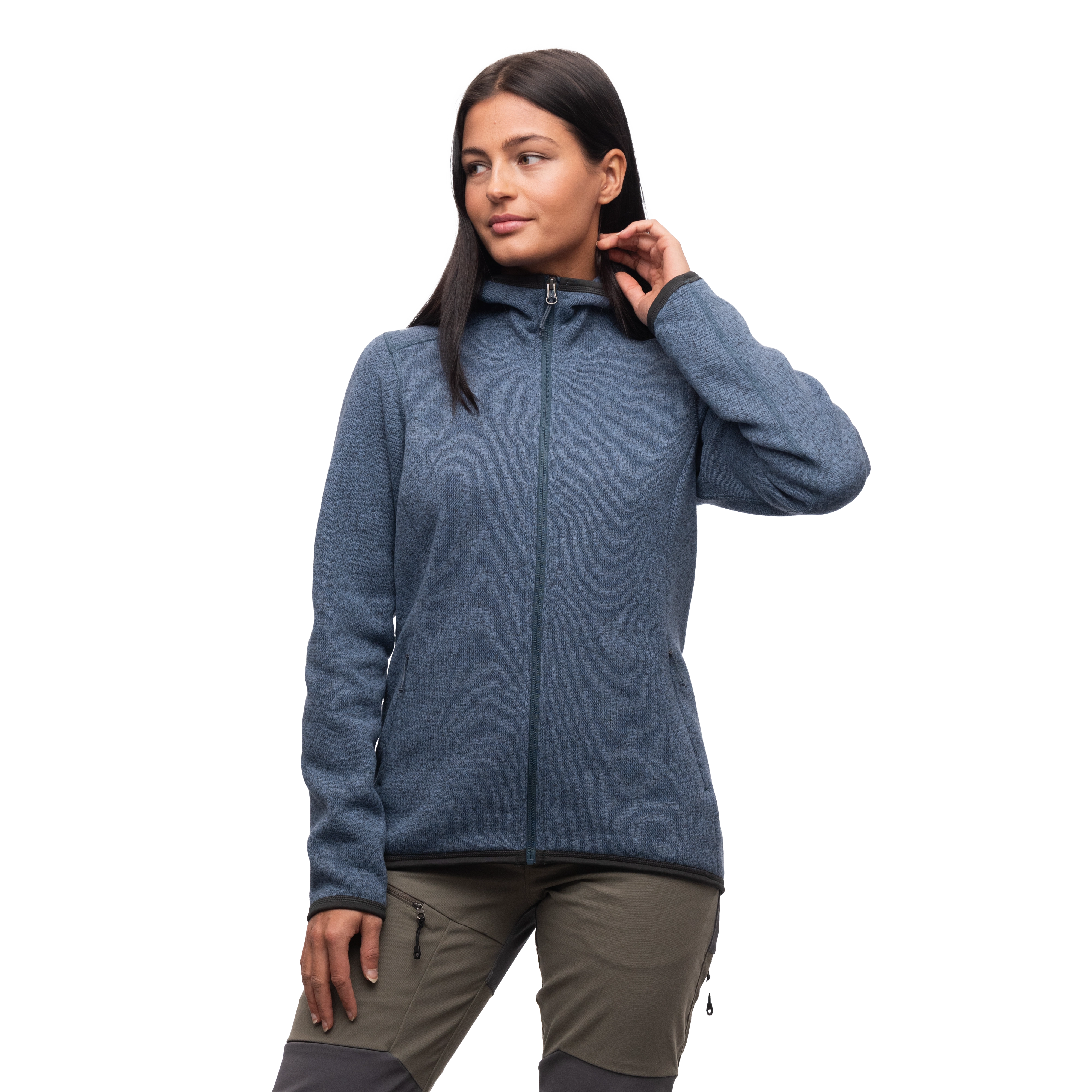 Kamphaug Knitted W Hoodie