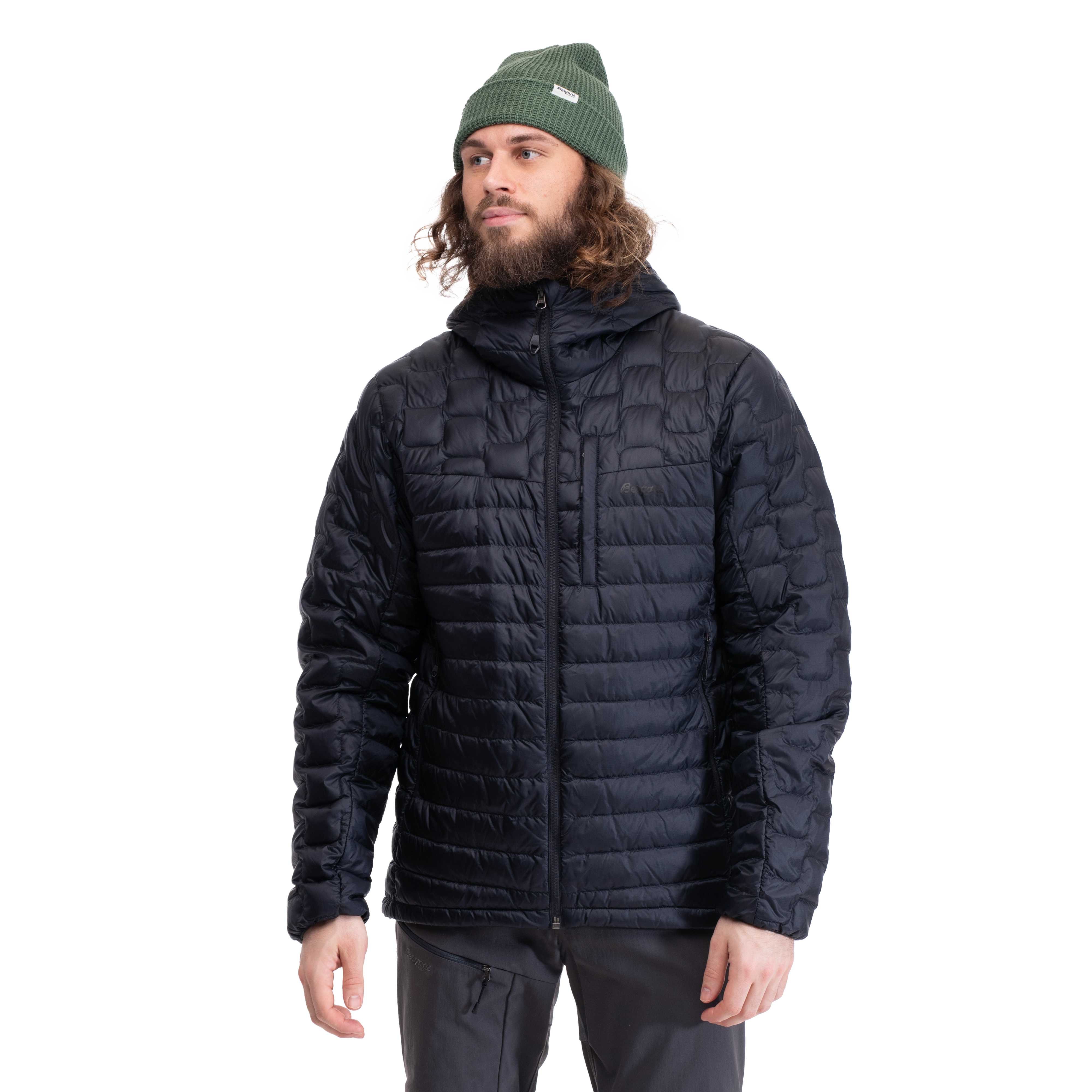 Magma Light Down Jacket w/Hood Men