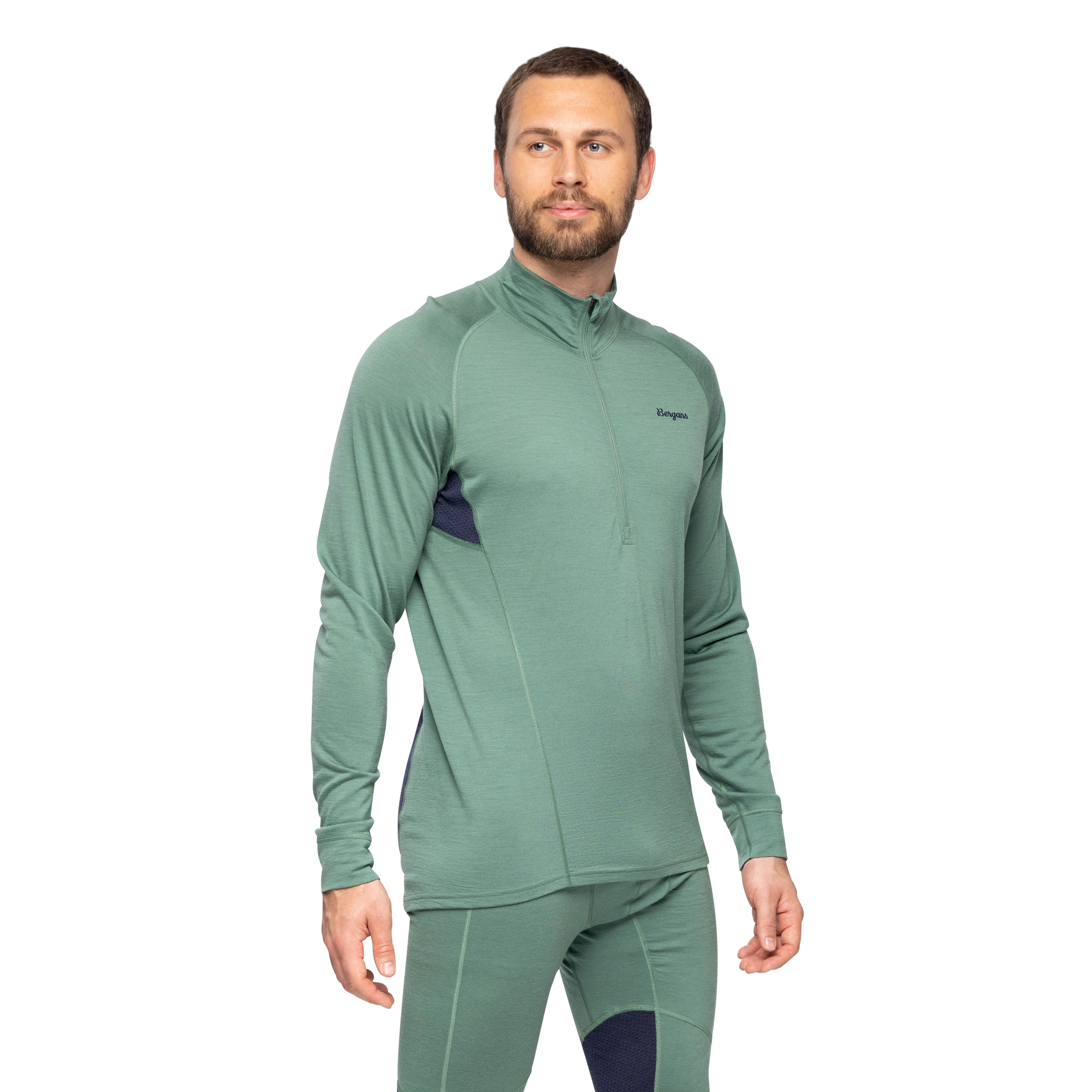 Inner:Pure Merino Half Zip Men