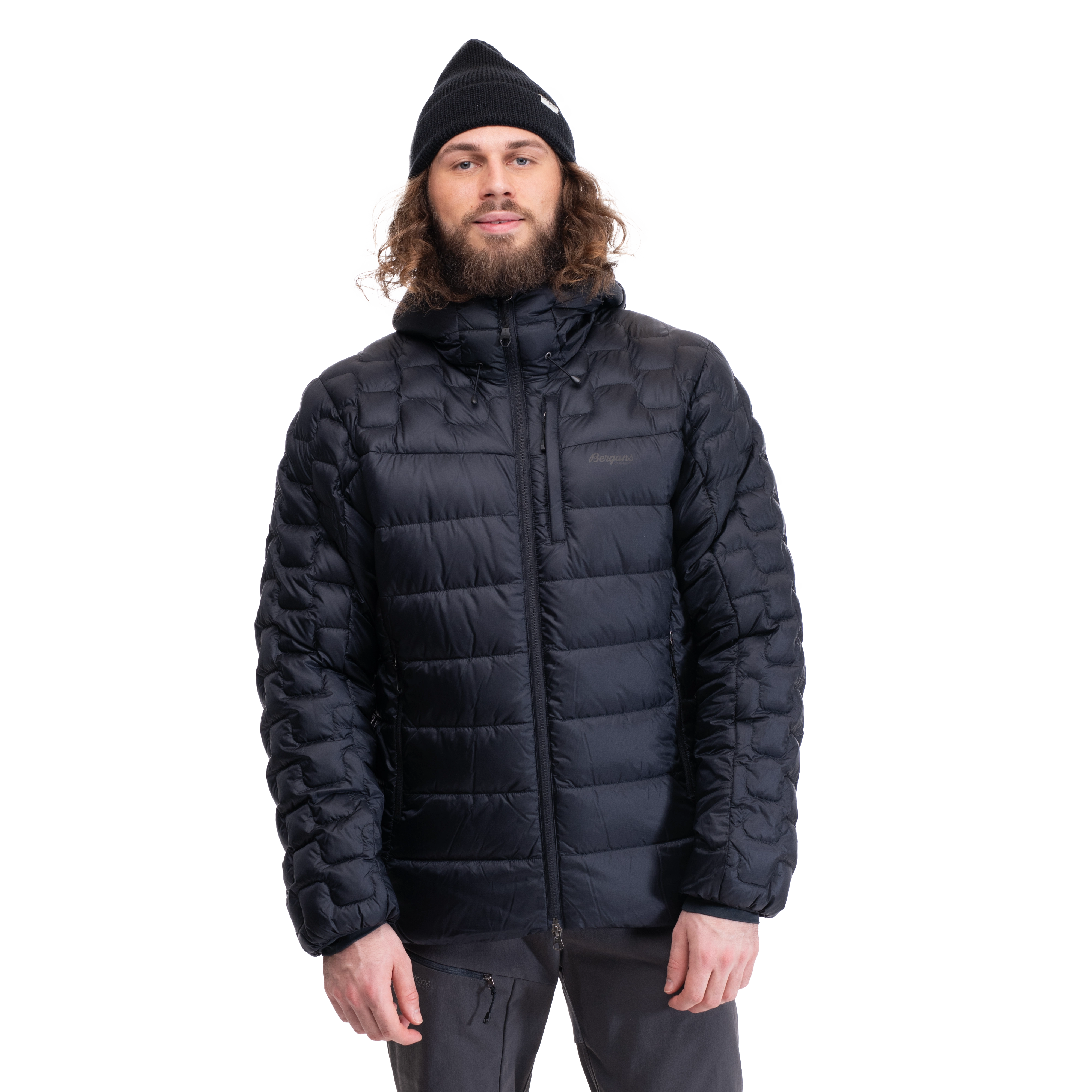 Magma Medium Down Jacket w/Hood Men