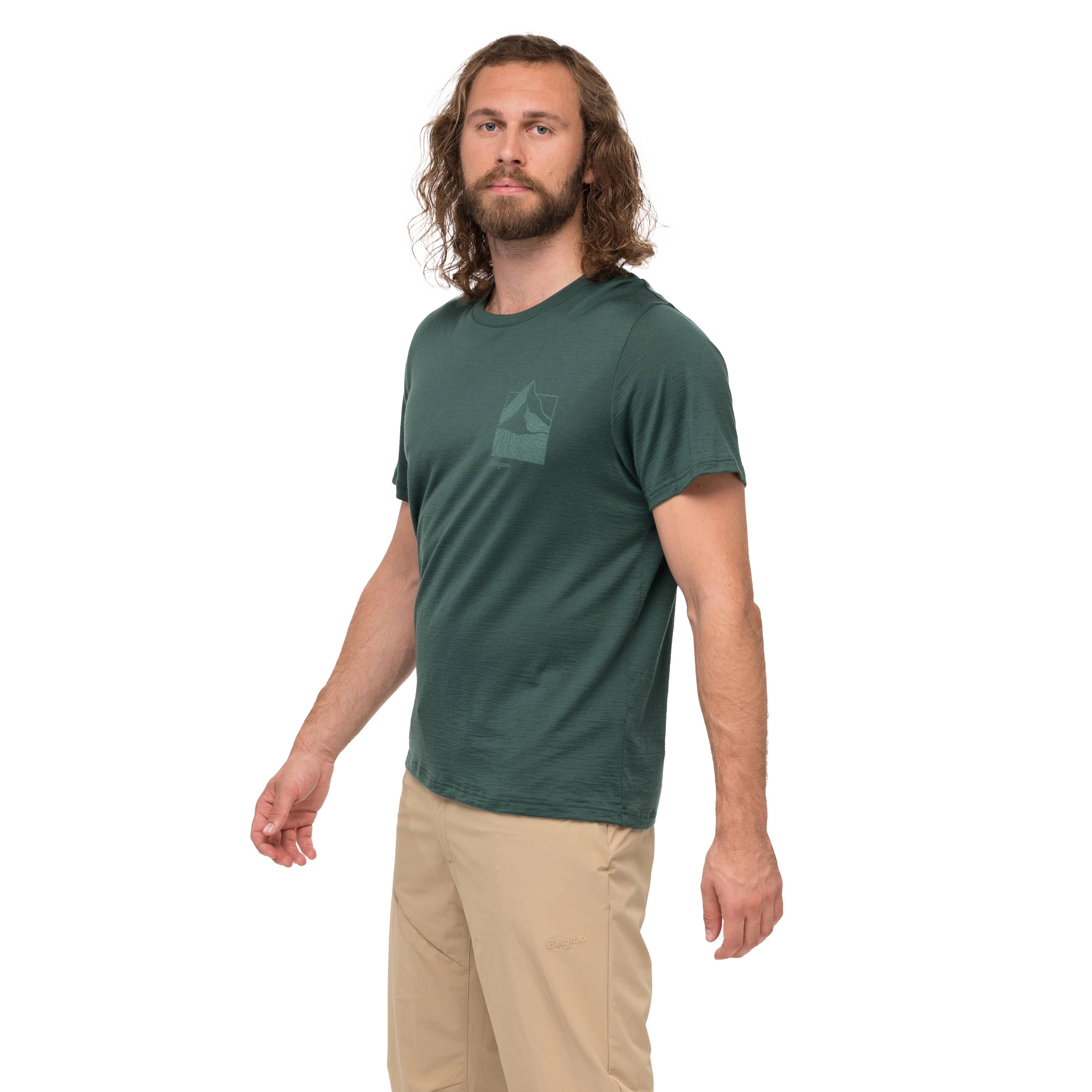 Rabot Mount Wool Tee Men