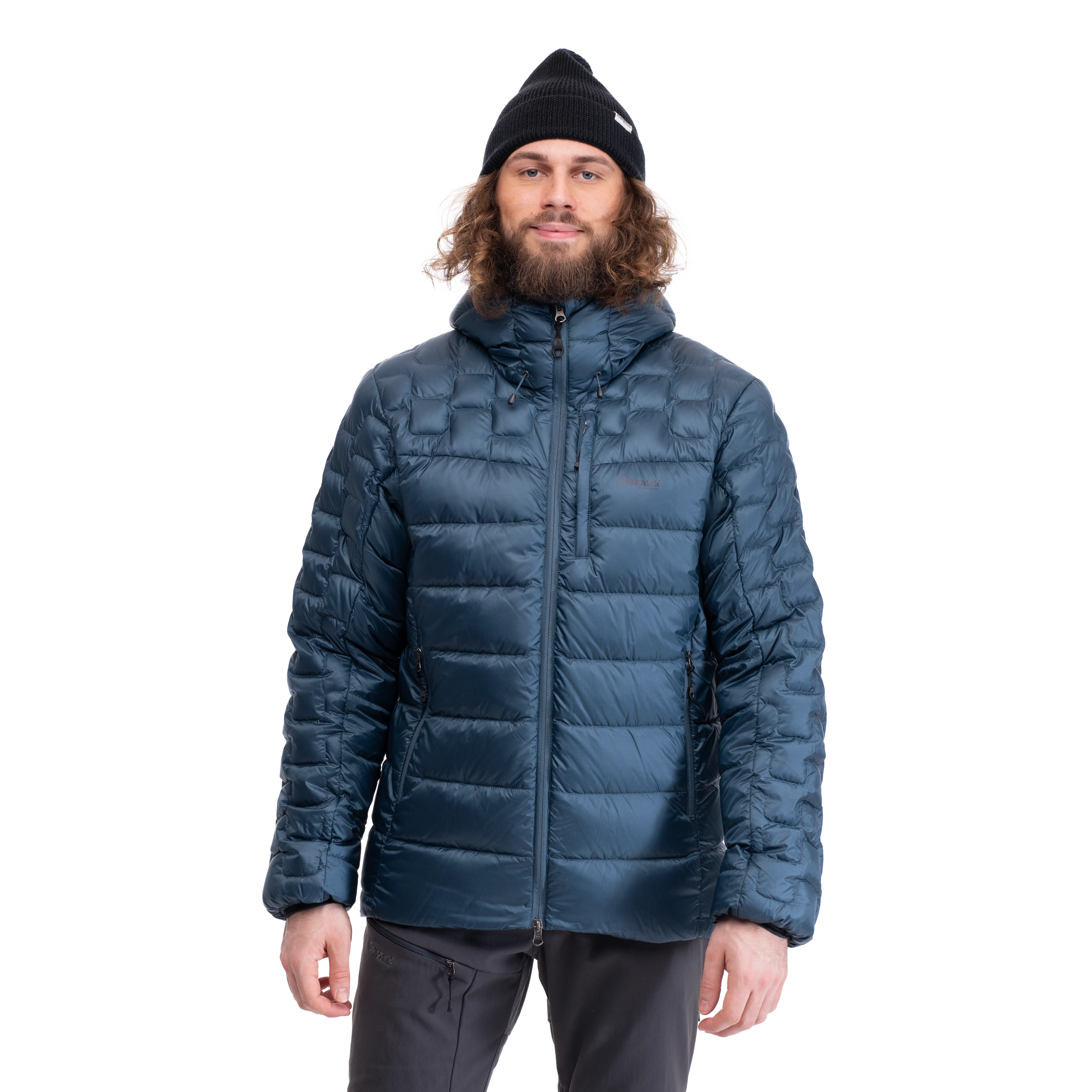 Magma Medium Down Jacket w/Hood Men