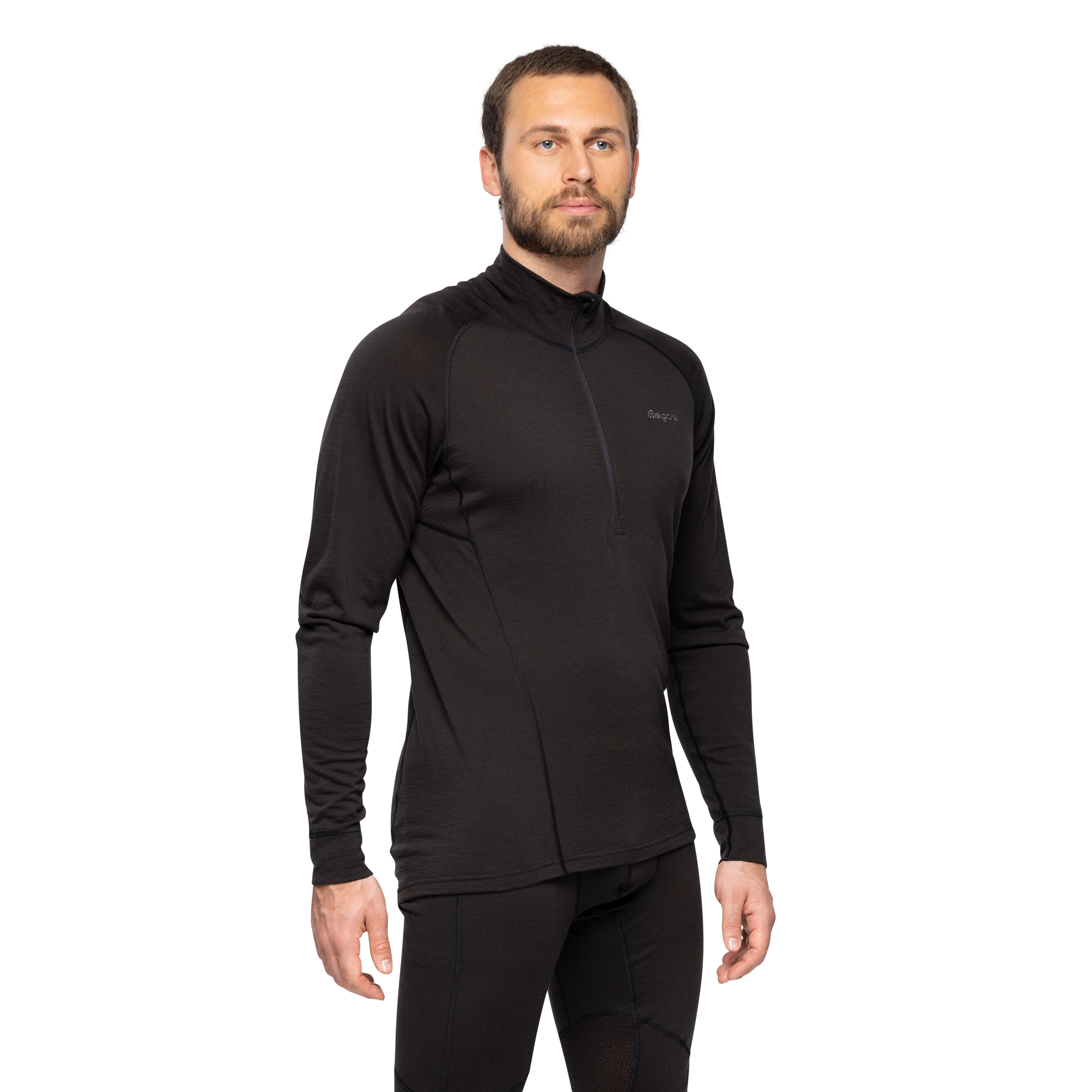 Inner:Pure Merino Half Zip Men