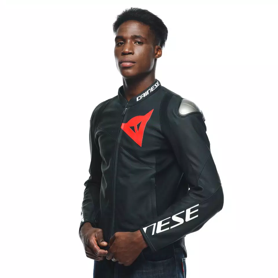 SPORTIVA - MEN'S MOTORCYCLE PERFORATED LEATHER JACKET