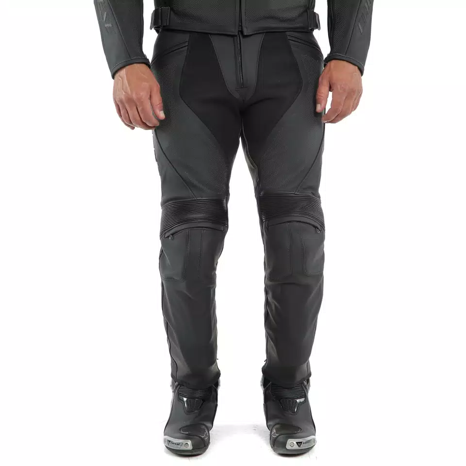 PONY 3 - MEN'S MOTORCYCLE PERFORATED LEATHER PANTS