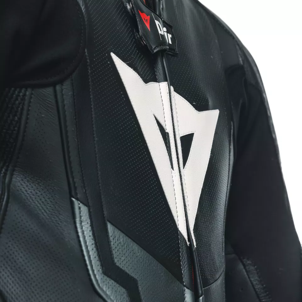 MISANO 3 D-AIR® - MEN'S 1-PIECE MOTORCYCLE PERFORATED LEATHER SUIT WITH AIRBAG