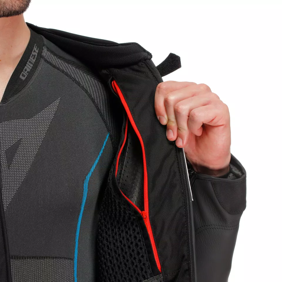 SUPER SPEED 4 - MEN'S MOTORCYCLE PERFORATED LEATHER JACKET