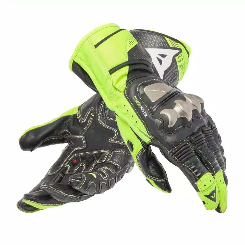 FULL METAL 7 - MEN'S MOTORCYCLE RACING LEATHER GLOVES