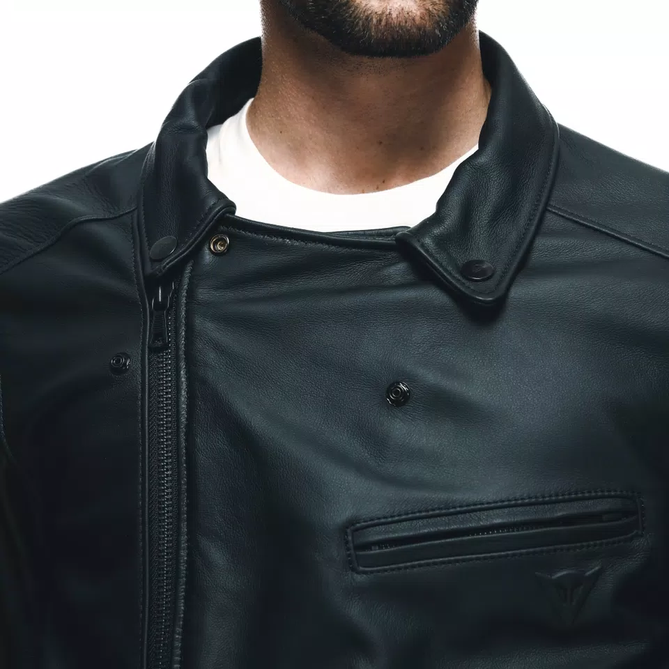 CHIODO - MEN'S MOTORCYCLE LEATHER JACKET
