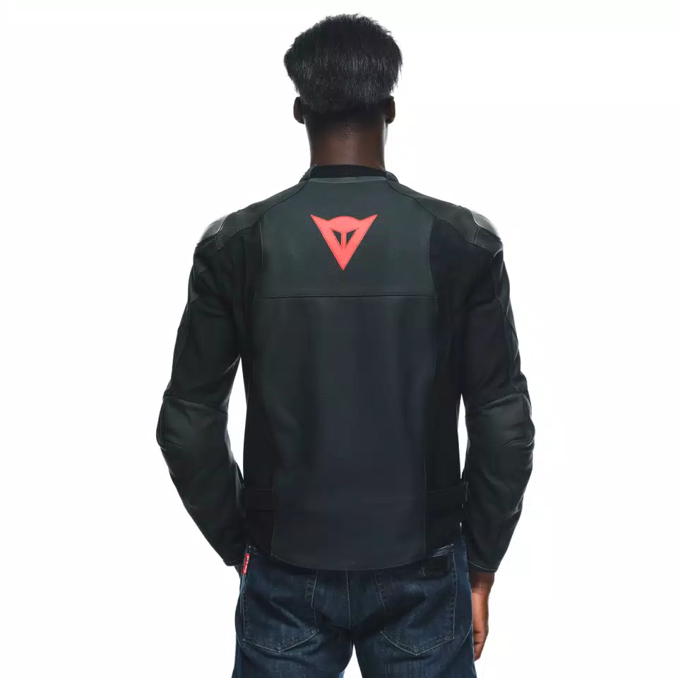 SPORTIVA - MEN'S MOTORCYCLE PERFORATED LEATHER JACKET