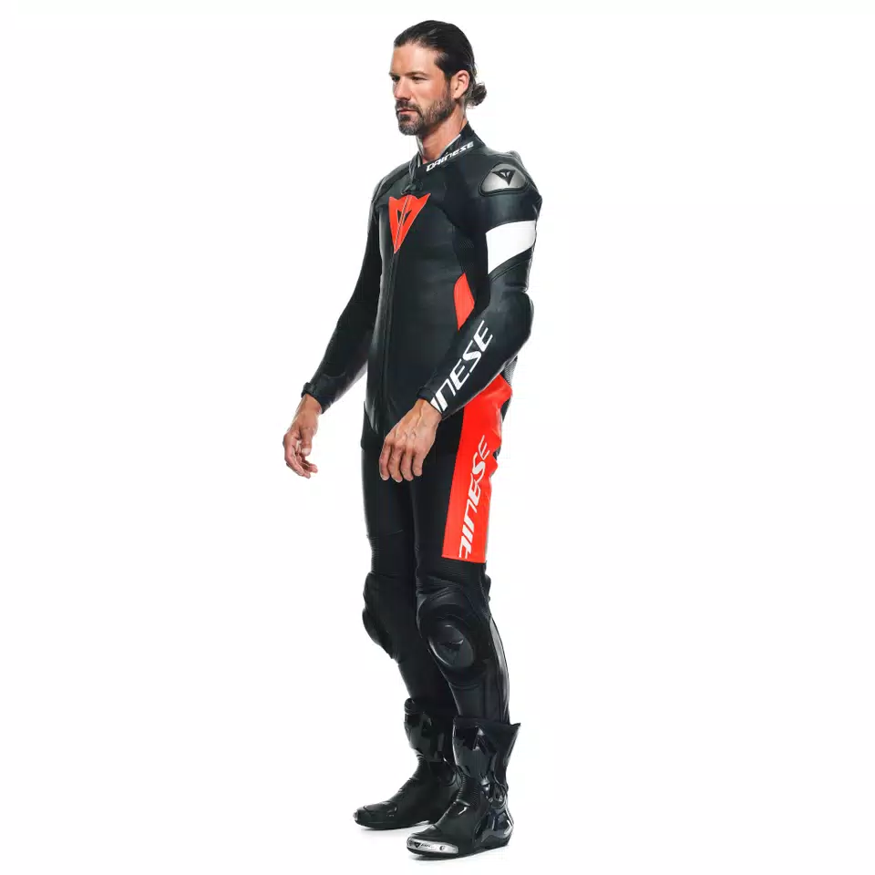 TOSA - MEN'S 1-PIECE MOTORCYCLE PERFORATED LEATHER SUIT