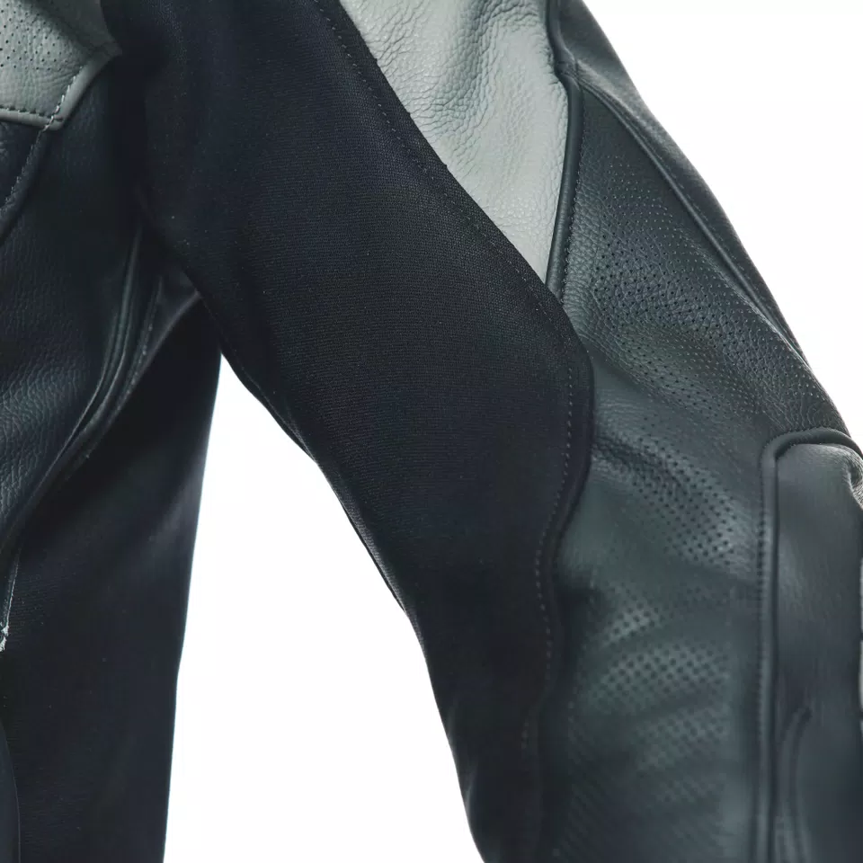 RACING 4 - MEN'S MOTORCYCLE PERFORATED LEATHER JACKET