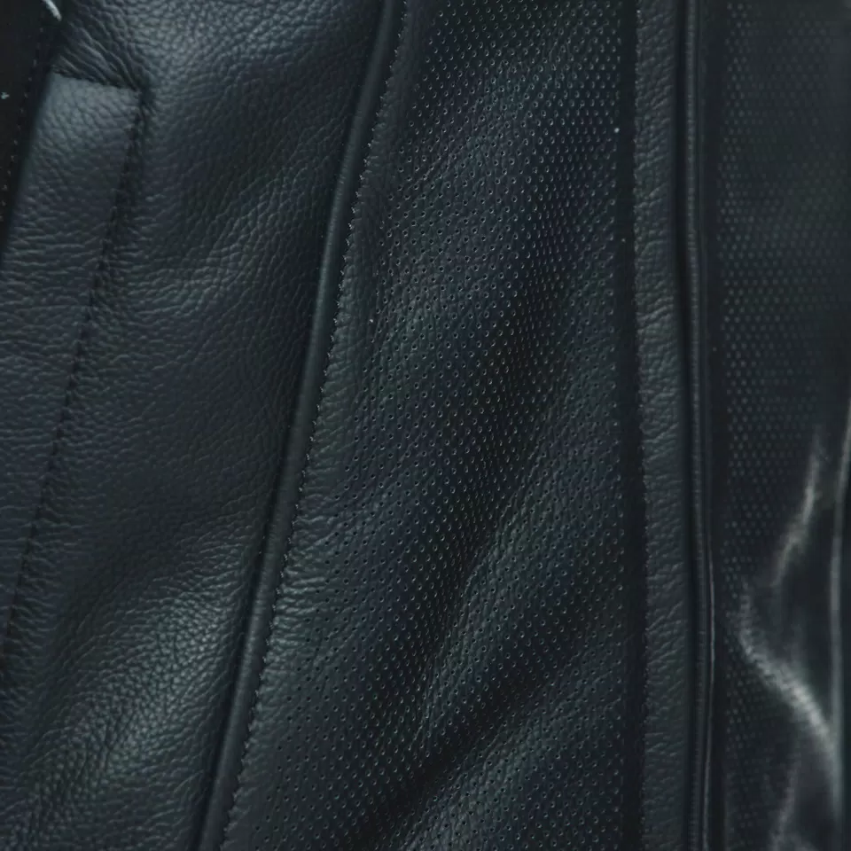 RACING 4 - MEN'S MOTORCYCLE PERFORATED LEATHER JACKET