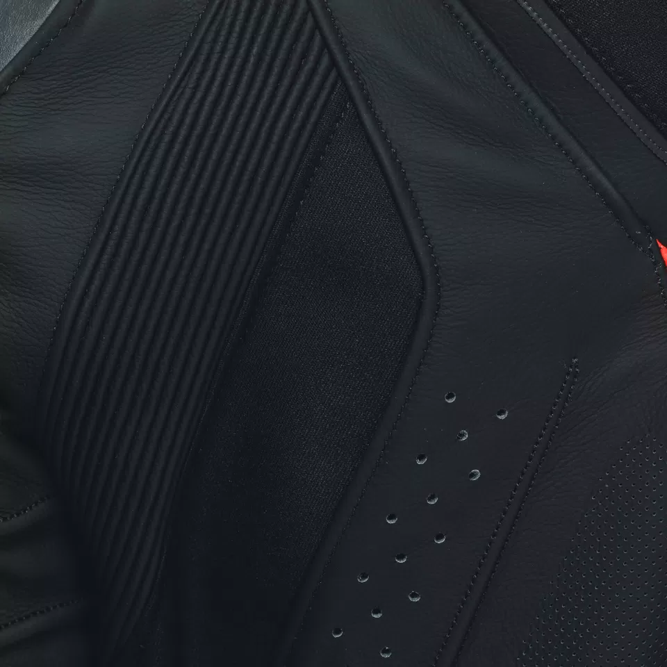 SUPER SPEED 4 - MEN'S MOTORCYCLE PERFORATED LEATHER JACKET