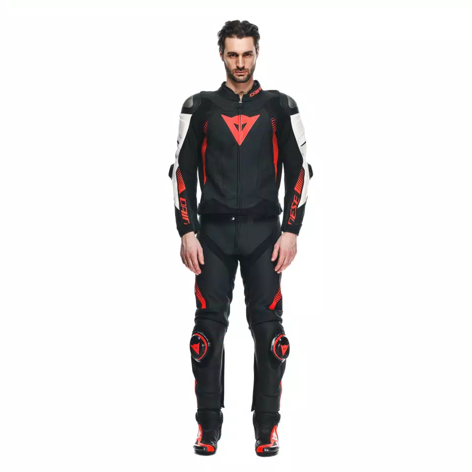 SUPER SPEED 4 - MEN'S MOTORCYCLE PERFORATED LEATHER JACKET