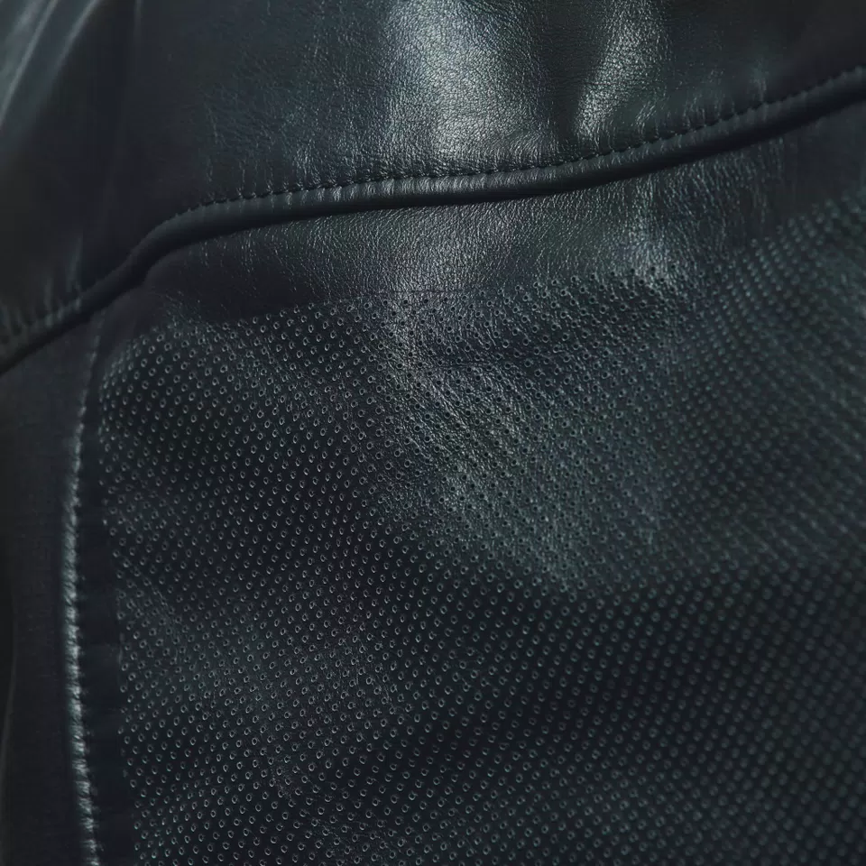 SMART JACKET LEATHER - MEN'S MOTORCYCLE LEATHER VEST WITH INTEGRATED AIRBAG