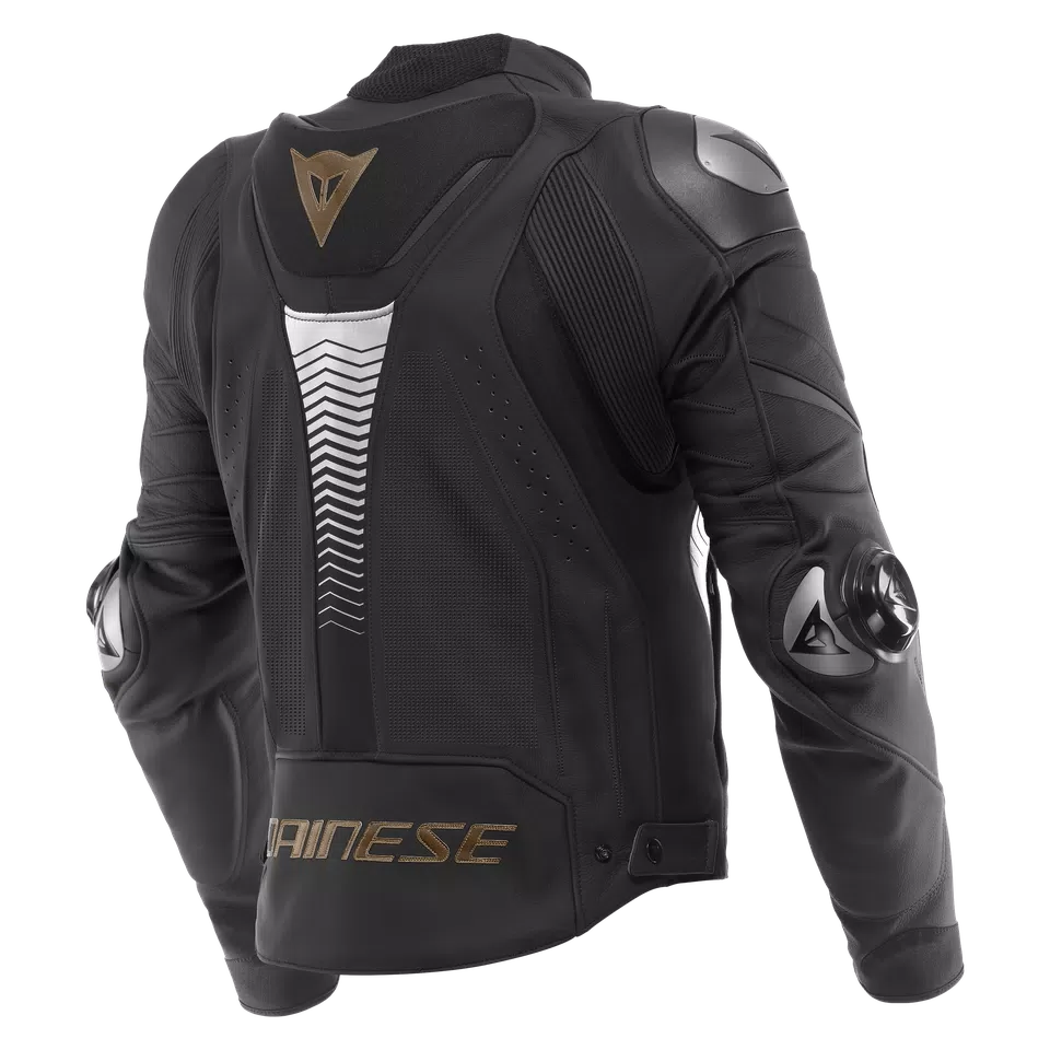 SUPER SPEED 4 - MEN'S MOTORCYCLE PERFORATED LEATHER JACKET