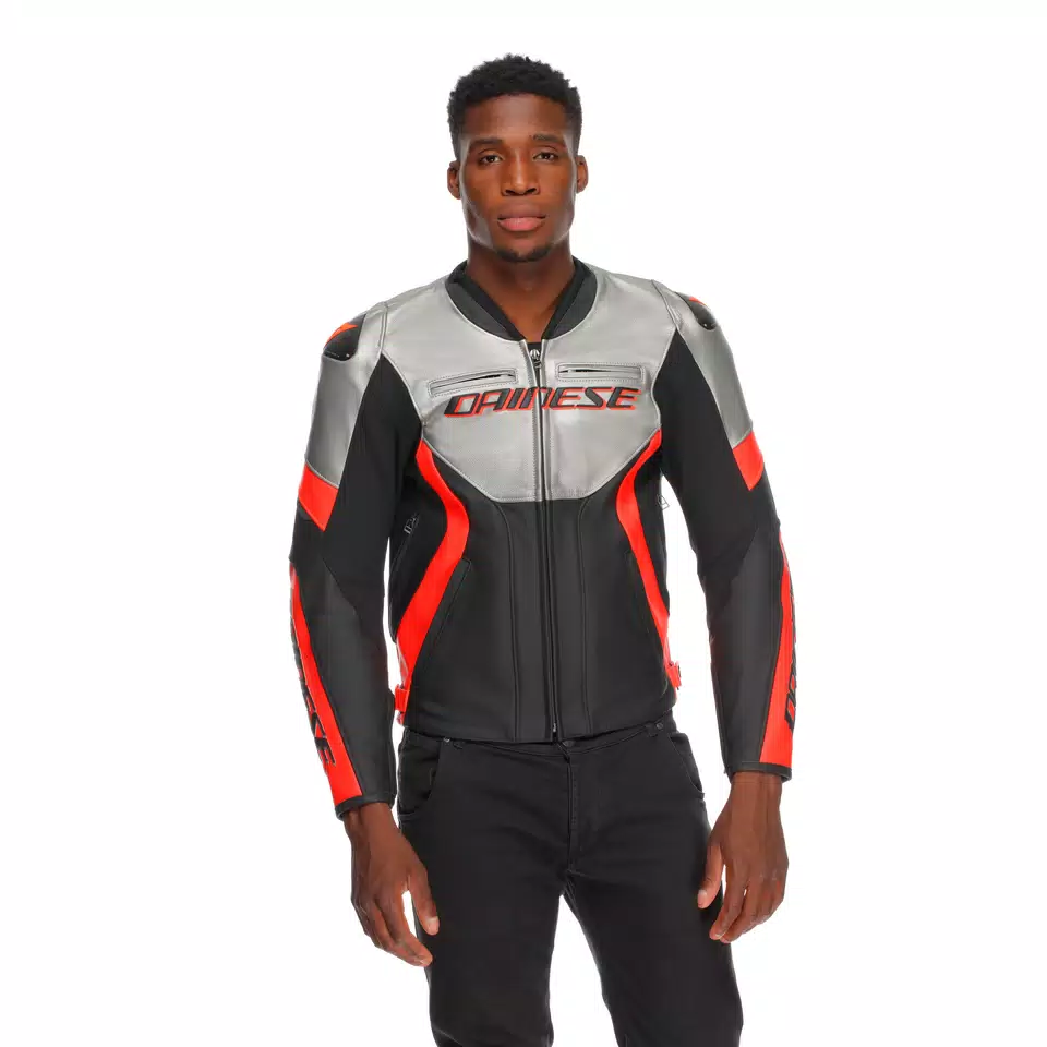 RACING 5 - MEN LEATHER MOTORCYCLE JACKET