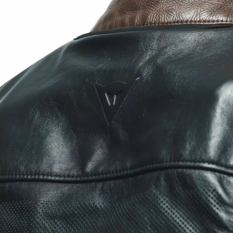 SMART JACKET LEATHER - MEN'S MOTORCYCLE LEATHER VEST WITH INTEGRATED AIRBAG