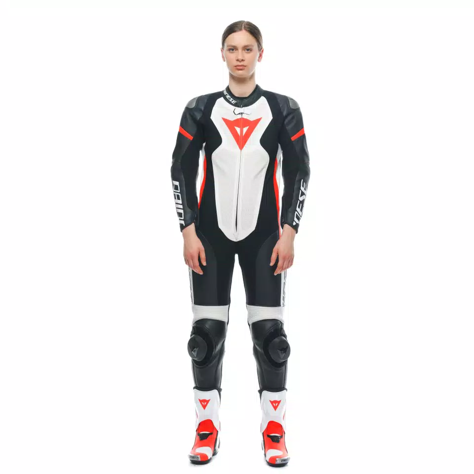 GROBNIK - WOMEN'S 1-PIECE MOTORCYCLE PERFORATED LEATHER SUIT
