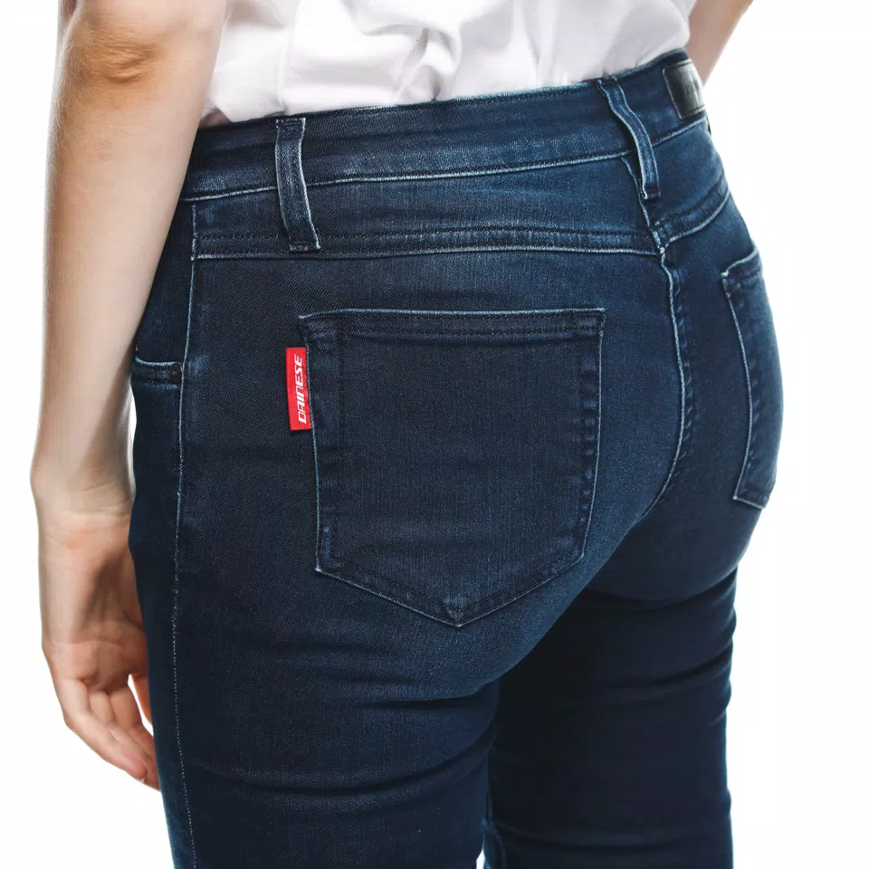 DENIM BRUSHED SKINNY - WOMEN'S MOTORCYCLE JEANS