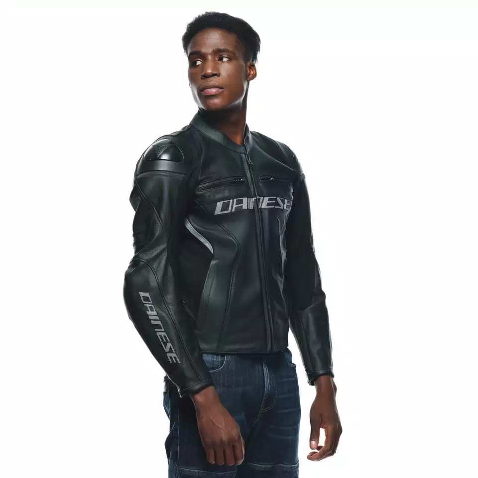 RACING 4 - MEN'S MOTORCYCLE LEATHER SHORT/TALL JACKET