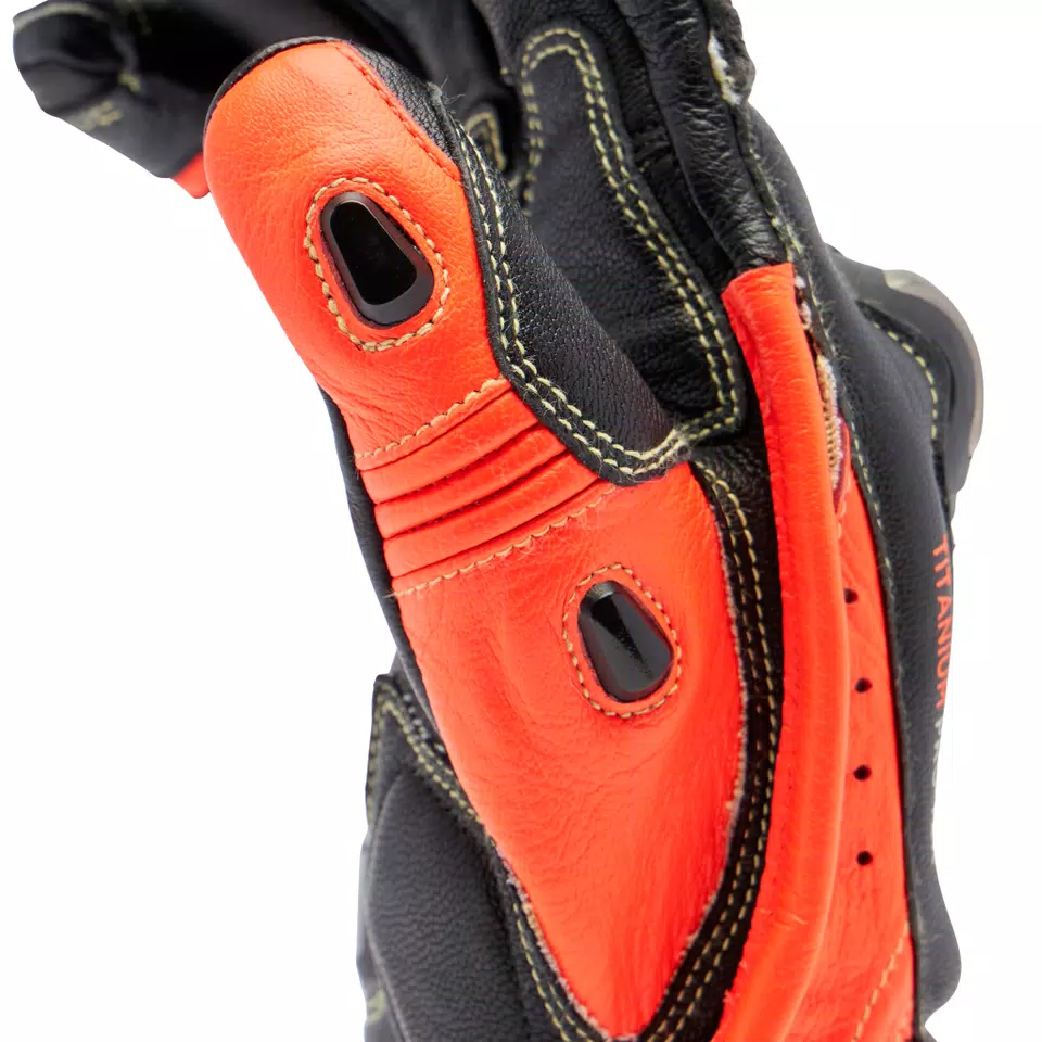 FULL METAL 7 - MEN'S MOTORCYCLE RACING LEATHER GLOVES