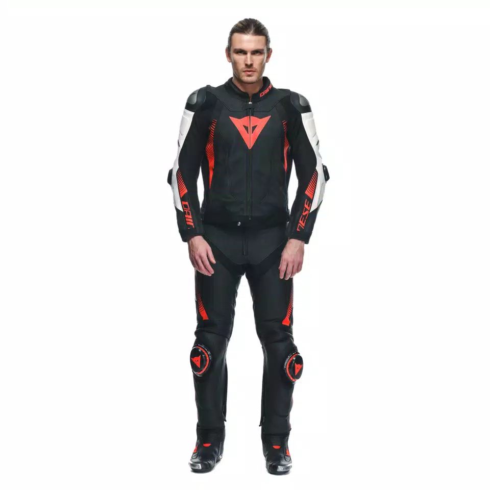 SUPER SPEED - MEN'S MOTORCYCLE PERFORATED LEATHER PANTS