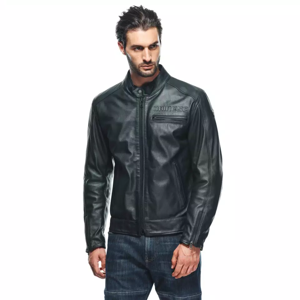 ZAURAX - MEN'S MOTORCYCLE LEATHER JACKET