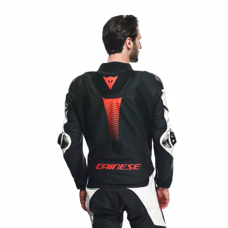 SUPER SPEED 4 - MEN'S MOTORCYCLE PERFORATED LEATHER JACKET