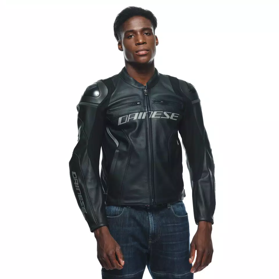 RACING 4 - MEN'S MOTORCYCLE LEATHER SHORT/TALL JACKET