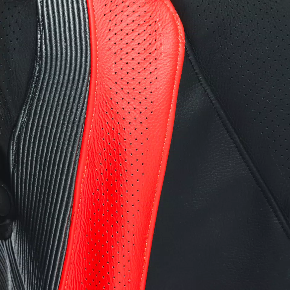 AUDAX D-ZIP - MEN'S 1-PIECE MOTORCYCLE PERFORATED LEATHER SUIT