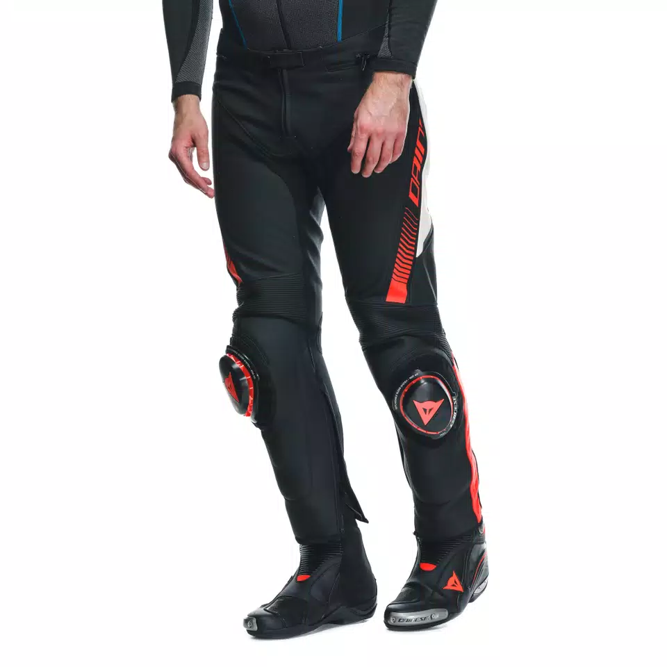 SUPER SPEED - MEN'S MOTORCYCLE PERFORATED LEATHER PANTS