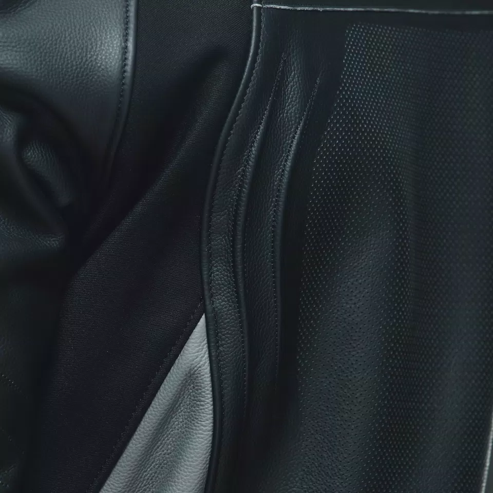 RACING 4 - MEN'S MOTORCYCLE PERFORATED LEATHER JACKET