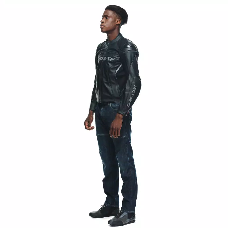 RACING 4 - MEN'S MOTORCYCLE LEATHER SHORT/TALL JACKET