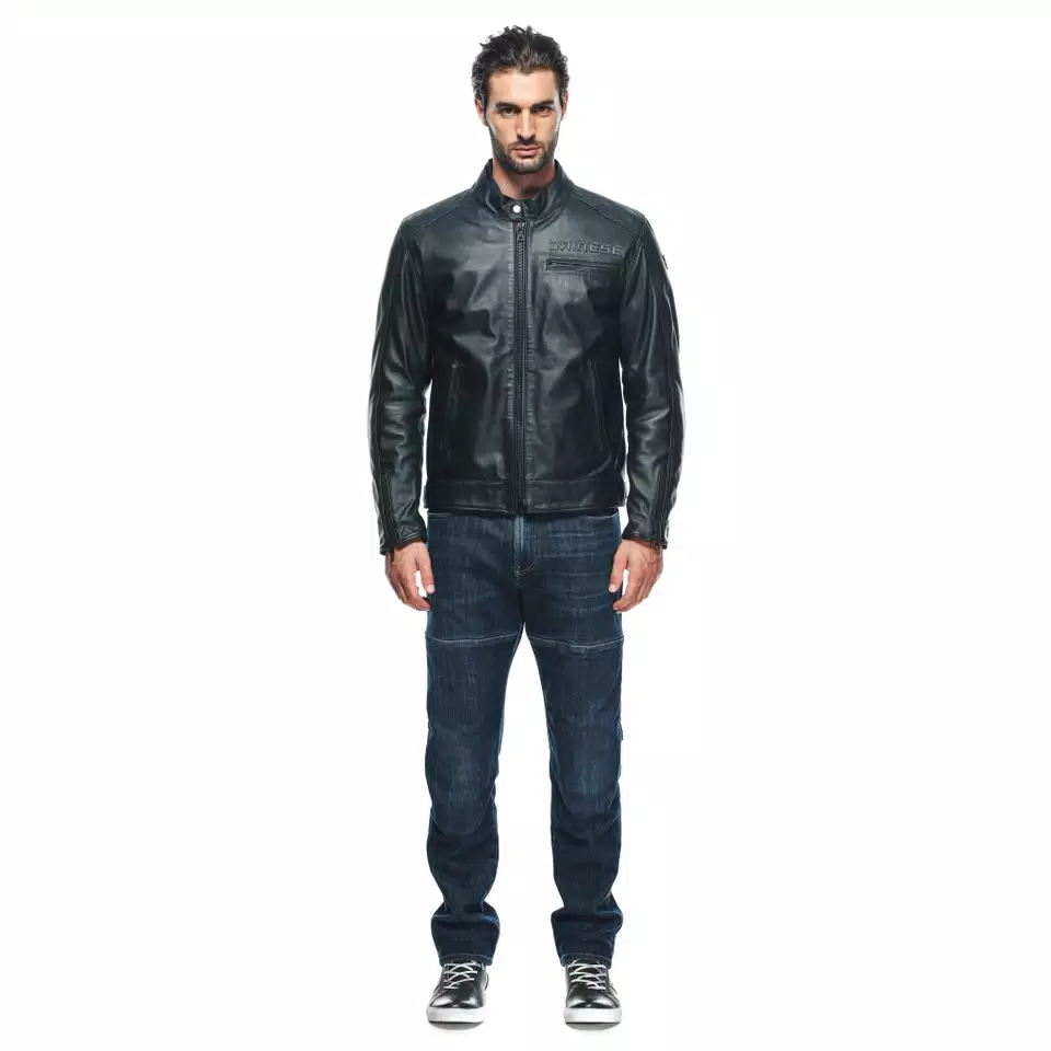 ZAURAX - MEN'S MOTORCYCLE LEATHER JACKET